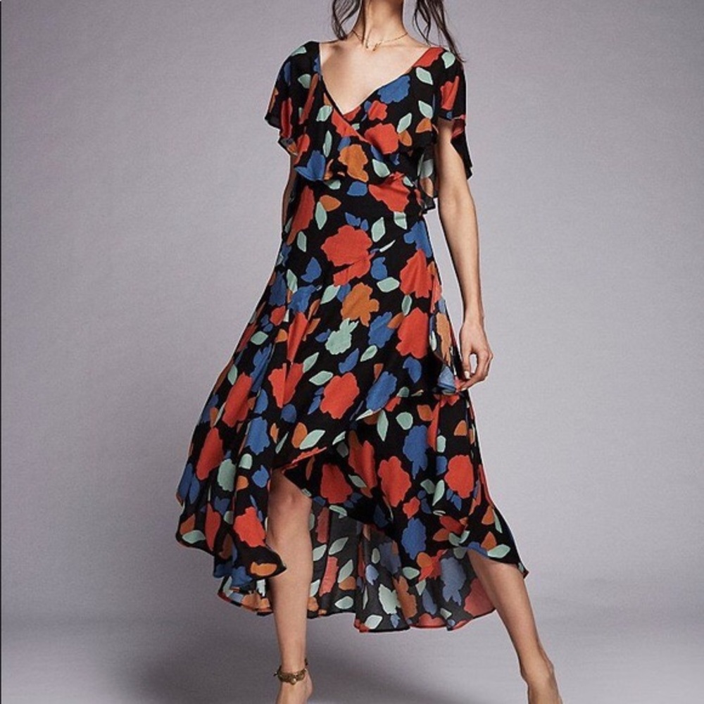 Free People Faye Floral Wrap Dress.
